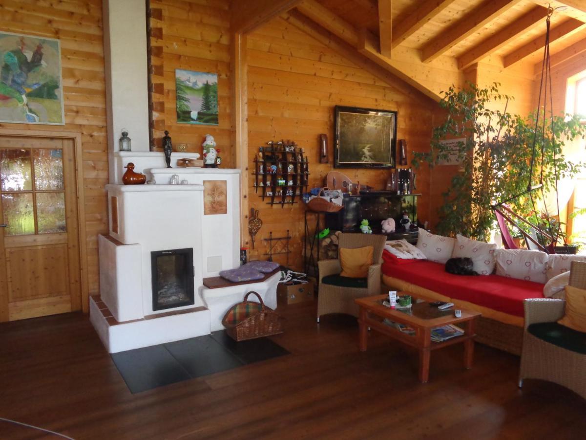 Barrierefreies Zimmer Im Blockhaus Mit Sauna Am See Soyen Extérieur photo